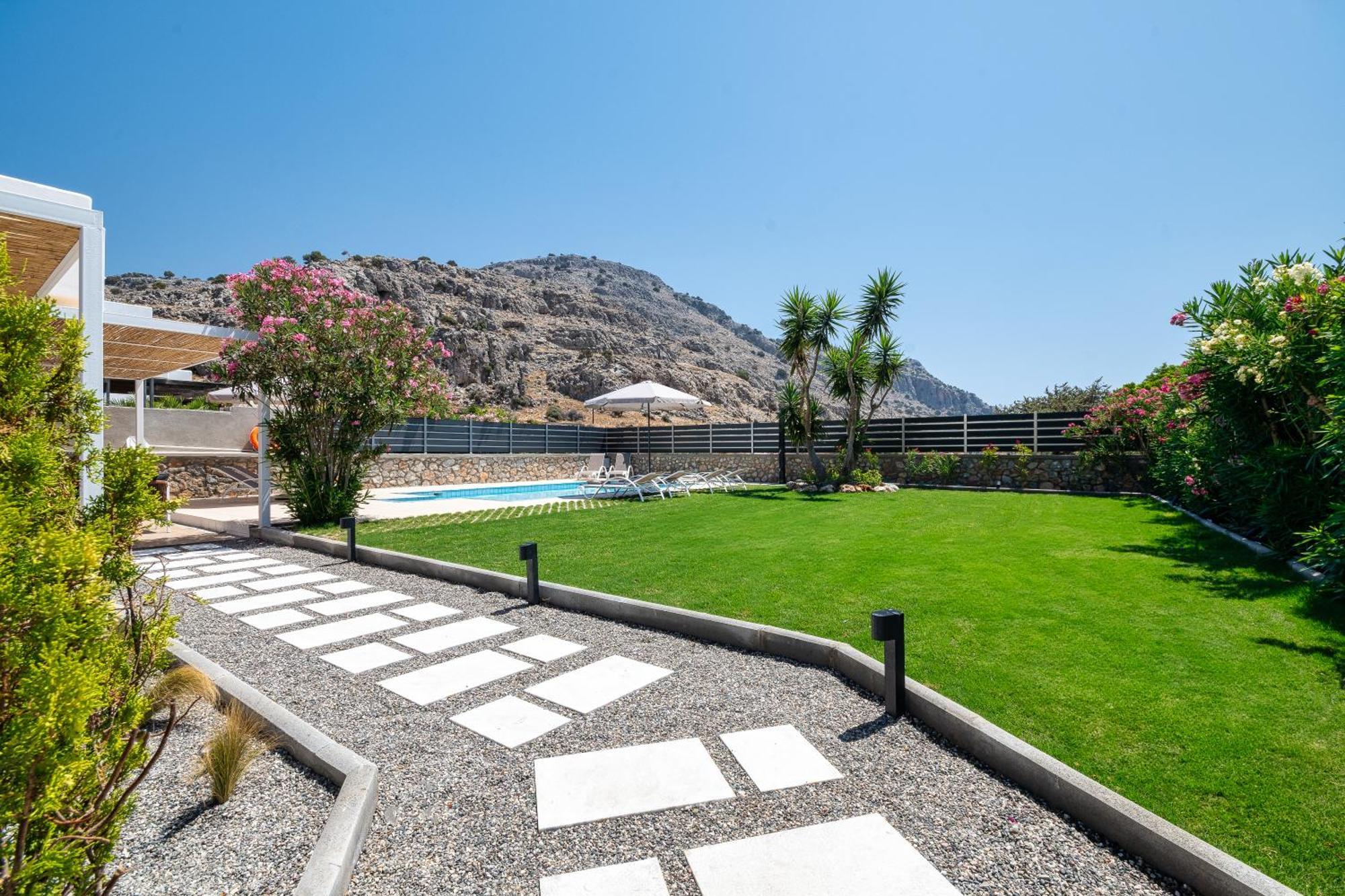 Villa Mariani II - In Lothiarika, Newly Renovated June 2024, Private Pool, Lindos 10 Min, Beach 120M Lardos Exterior photo